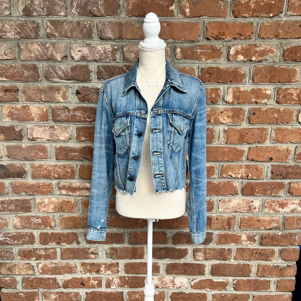 Able Cropped Denim Jacket